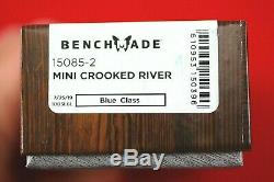 Benchmade 15085-2 Mini Crooked River Stabilisé Bois, Cpm-s30v Couteau, Neuf Dans La Boîte