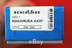 Benchmade 484-1 Nakamura Design En Fibre De Carbone Cpm-s90v Axe De Verrouillage Couteau Neuf Dans La Boîte