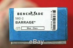 Benchmade 580-2 Osborne Barrage Design Cpm-s30v Assist Ressort Couteau, Neuf Dans La Boîte