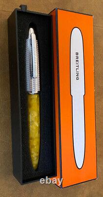 Breitling Ball Point Pen Box Set Jaune