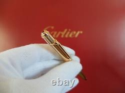 Cartier Diabolo Mini Rose Or Stylo À Bille Très Rare Compl. W. Box / Garantie
