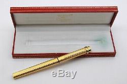 Cartier Vendome-pen-fountain Cisele-18k Gold 80 Avec Pour Plumes Box (santos-pacha)