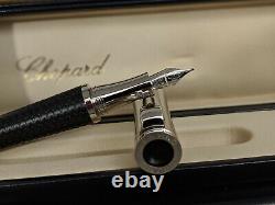Chopard Plume de course en palladium, stylo-plume à pointe moyenne en or 18K, NEUF DANS SA BOÎTE