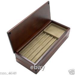 Crayon Fountain Pen Case Box Wooden Papeterie Artisanat Fabriqué Au Japon F / S Tracking