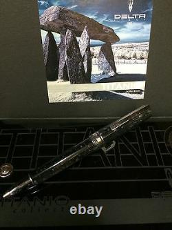 Delta Ballpoint Pen Limited Edition Titano Titan Grey Nouveau Dans La Boîte Dt84073 100/100