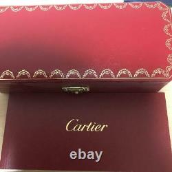 Diabolo De Cartier Stylo Bille Black×silver Withbox Jamais Utilisé Depuis Japon F/s