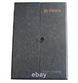 Elysee Limited Edition Stylo De Fontaine Laque Intarsia 18k X Fine Pt Nouveau En Boîte
