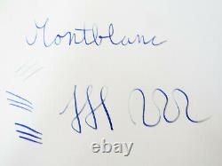 Excellent Montblanc 252 Stylo De Fontaine Flexy 14ct Nib F À B & Box & Papiers