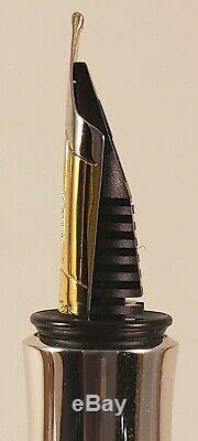 Graf Von Faber Castell Argent Massif Stylo-plume Moyenne 18k Nib Withbox