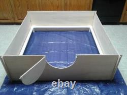 Grande boîte de mise bas 47 x 47 avec barrière en PVC + doublure / Enclos pour chien ou chiot Livraison gratuite