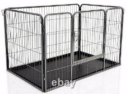 M. Barker Heavy Duty 4pc Puppy Play Pen Dog Whelping Box Puppy Training Crate