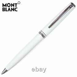 Mont Blanc Cruise Collection White Ballpoint Pen (111824) Nouveau Dans La Boîte. Stylo Rare
