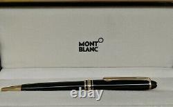 Montblanc Meisterstuck Black Ballpoint Pen 10883 Nouveau Dans La Boîte Et Les Papiers