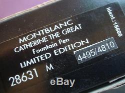 Montblanc Peter & Catherine # Stylos Assortiment 4495/4810, Monnaie Boxed, Complète