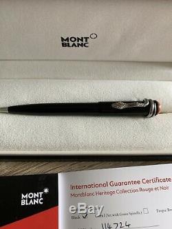 Montblanc Rouge Et Noir Heritage Collection Pen. Tout Nouveau Dans La Boite