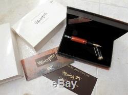 Montblanc Writers Edition 1992 Ernest Hemingway Fountain Pen Nouveau + Box