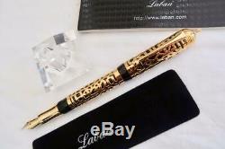 New Old Stock, Laban Arabia Plaqué Or Filigrane Fountain Pen Cased & Boxed