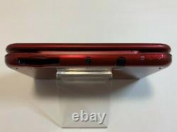 Nintendo New 3ds LL XL Console Metallic Red Withbox Stylus Pen Charger Ntsc-j