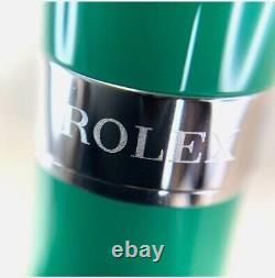 Nouveau Stylo À Bille Rolex Vert Avec Stylo À Encre Verte Boîte