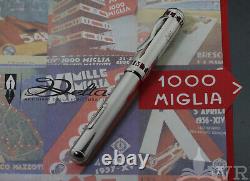 Nouveau ! Stylo plume Delta Mille Miglia 050/633 avec plume en argent sterling F - Boîte complète
