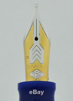 Omas Collezionne Europa 18k Or Fin Pt Fountain Pen Limited Edition Neuf Dans La Boîte
