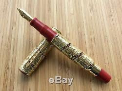Omas Solid Gold Jerusalem 3000 Limited Edition Fountain Pen Neuf Dans La Boîte 354/500
