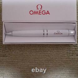 Omega Ballpoint Pen Matte White Avec Package Box Giveaway Pas À Vendre Nouveauté