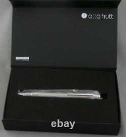 Otto Hutt Design 04 925 Sterling Silver Guilloche Stylo À Bille Nouveau Dans La Boîte