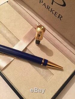 Parker Duofold Lapis Lazuli Historique Gt Pen-france-cadeau Box Neuf