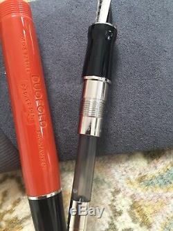 Parker Duofold Orange Burst Pen Big Vintage Fountain Pen Nouveau Avec La Boîte