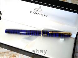 Parker Sonnet Stylo-plume Convertisseur/cartouches Bleu/noir Neuf Dans la boîte