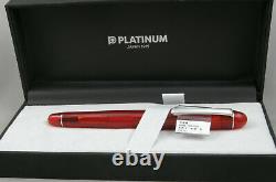 Platinum # 3776 Century Cornaline Ltd Ed Fountain Pen In Box 14kt Nib