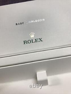 Rolex Baselworld 2015 Cadeau VIP? Stylo à bille à capuchon vissé lourd vert. Neuf dans sa boîte.