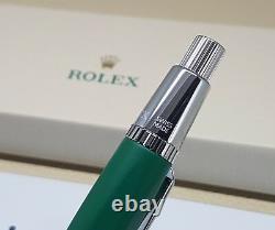 Rolex Pen Finition Verte + Boîte Bille 100% Original & Nouveau Rare Nouveaut Style