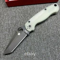 Spyderco Pm2 Paramilitary 2 Jade DLC Black Tanto M4 Blade Hq Exclusive New Withbox Spyderco Pm2 Paramilitary 2 Jade DLC Black Tanto M4 Blade Hq Exclusive New Withbox Spyderco Pm2 Paramilitary 2 Jade DLC Black Tanto M4 Blade Hq Exclusive New Withbox Spyder