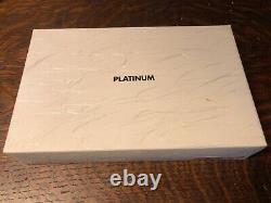 Stylo De Fontaine Platinum Izumo Soratame 18k B Nib Avec Boîte Et Matériaux D'origine
