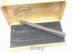 Stylo De Fontaine Vintage Grieshaber Bchr 14k Flex Nib Hump Filler Boxed Near Mint