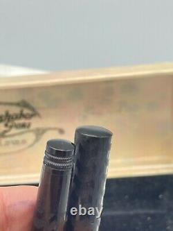 Stylo De Fontaine Vintage Grieshaber Bchr 14k Flex Nib Hump Filler Boxed Near Mint