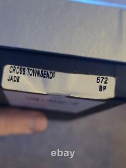 Stylo à bille Cross Townsend Jade neuf dans sa boîte, fabriqué aux États-Unis 672