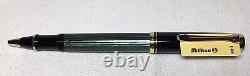 Stylo à bille Pelikan Souveran R400 vert et noir neuf dans sa boîte - Magnifique stylo
