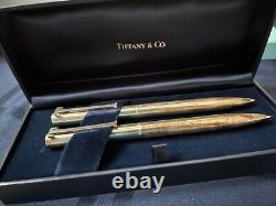 Stylo à bille et porte-mine Tiffany & Co. Allemagne en argent 925 neuf dans sa boîte