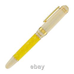Stylo-plume Laban 325 en pointe large en couleur jaune Ginkgo - NEUF dans sa boîte