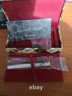 Stylo plume Montegrappa Game Of Thrones Stark, pointe M, neuf avec boîte/papiers #12