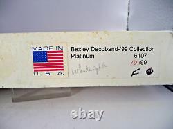 Stylo-plume de collection Bexley Decoband 99 - neuf dans sa boîte - pointe fine en or 18 carats n°10 sur 99