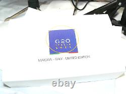 Stylo-plume édition limitée Maiora G20, bleu marine et or, pointe fine en or 14K - neuf dans sa boîte
