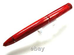 Stylo plume équilibré Delta Write Balance en rouge avec une plume en acier très fine, neuf dans sa boîte.