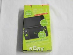 U1996 Nouvelle Console Nintendo 2ds LL XL Noir X Stylo Mémoire Lime Japan Withbox