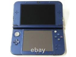 V2457 Nouvelle Console Nintendo 3ds LL XL Metallic Blue Japan Avec Stylet Boîte