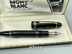 Vintage Montblanc 149 Fontaine Stylo Diplomat 14k Med Flexy Nib Beauty Boxed
