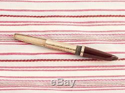 Vintage Parker 51 Spécial Bourgogne Fontaine Pen Plumier-set New Old Stock
